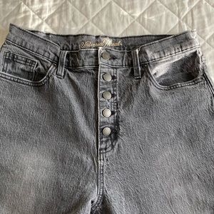 Universal Thread Button Fly Black Jeans
